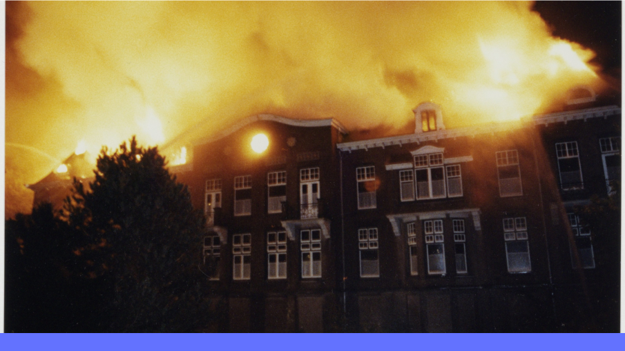 brand in huis