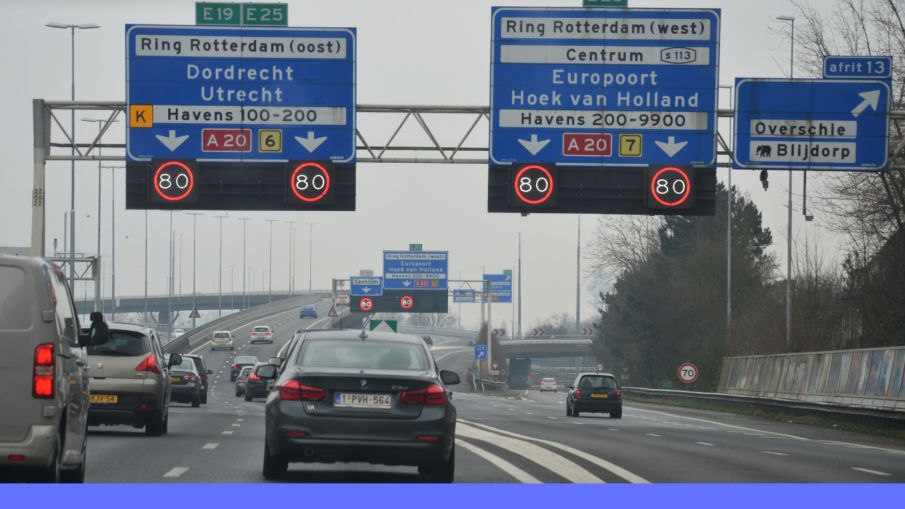 verkeer kleinpolderplein Rotterdam