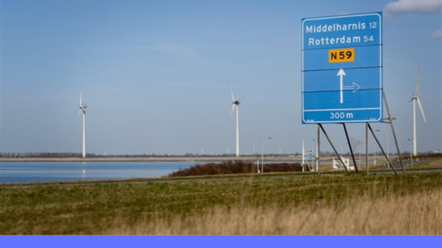 N59 bij middelharnis