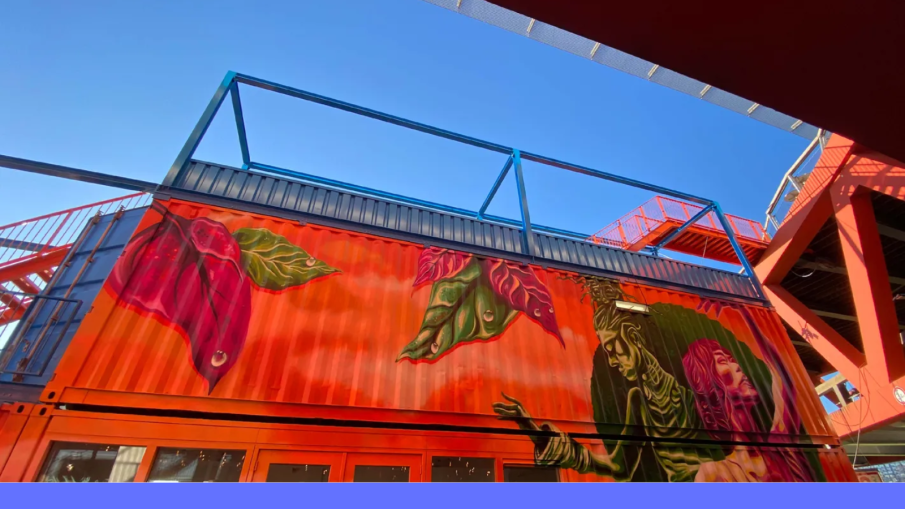 containertrap nieuwe luxor.