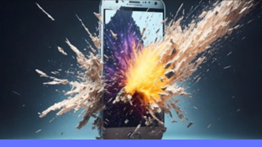 ontploffende mobiel