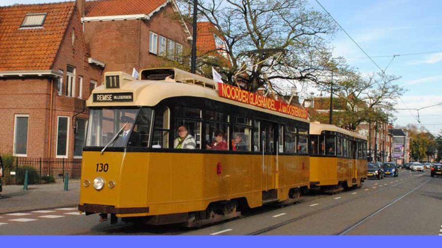 oude tram in Rotterdam