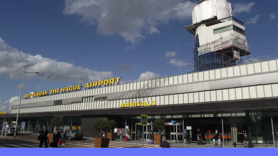 Rotterdam The Hague Airport.