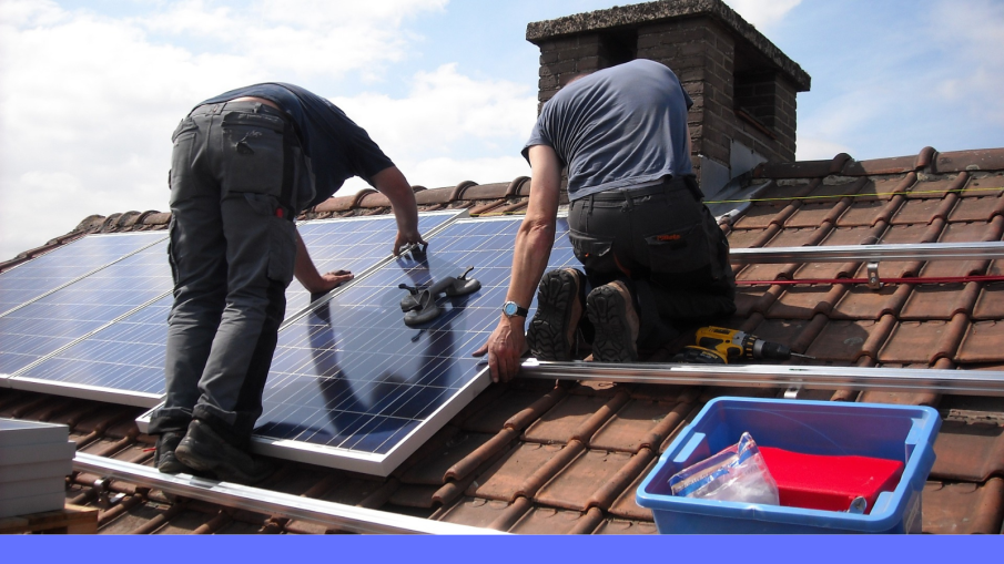 aanleg zonnepanelen