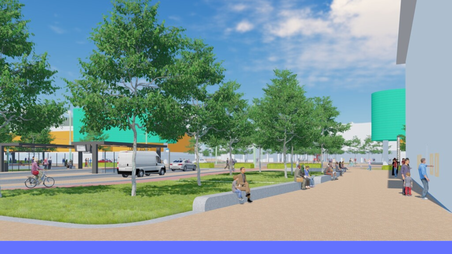 artist impression herinrichting hobbemaplein den haag