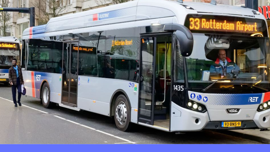 bus naar Rotterdam Airport