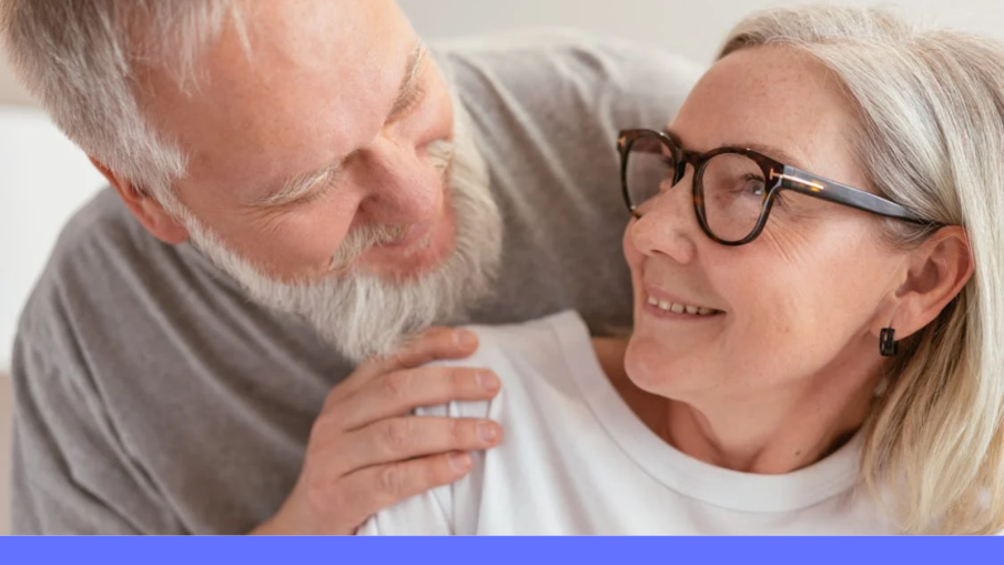 man en vrouw verliefd