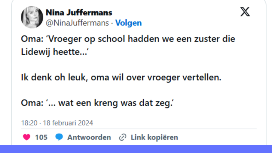 tweet over ouderen.