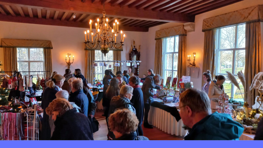 wintermarkt kasteel van Rhoon.
