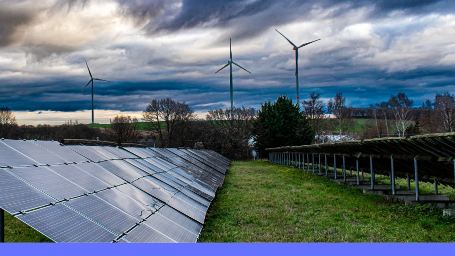 zonnepanelen en windmolens