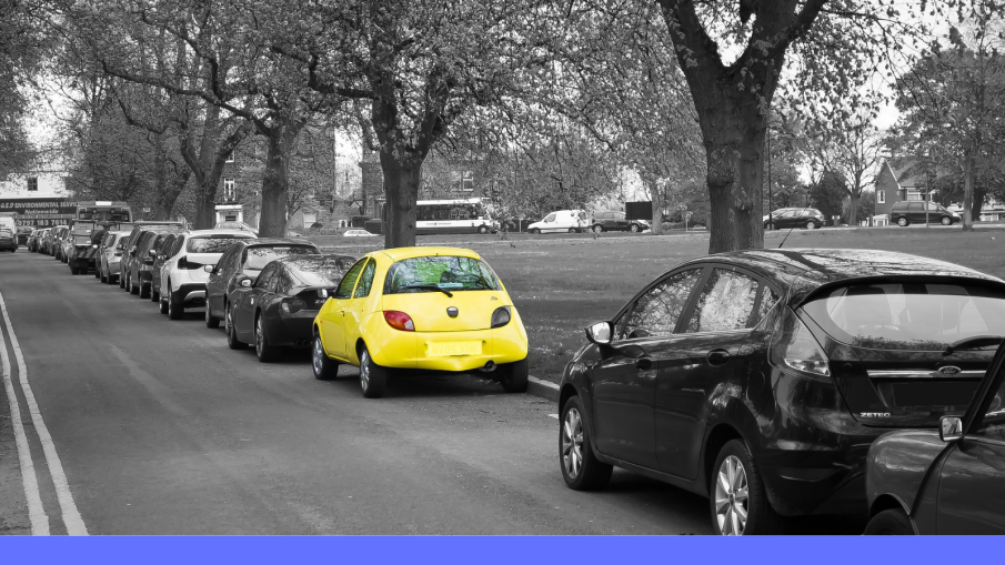 geparkeerde auto's