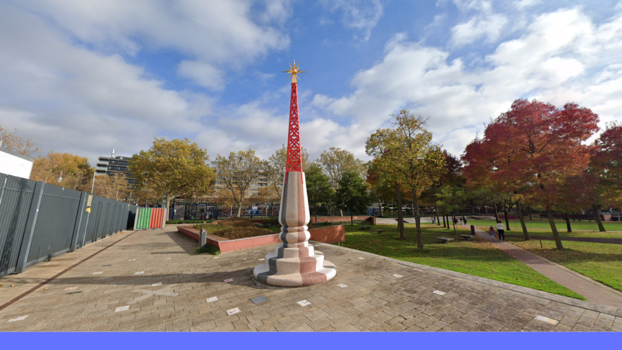 monument van de gastarbeider op het Afrikaanderplein