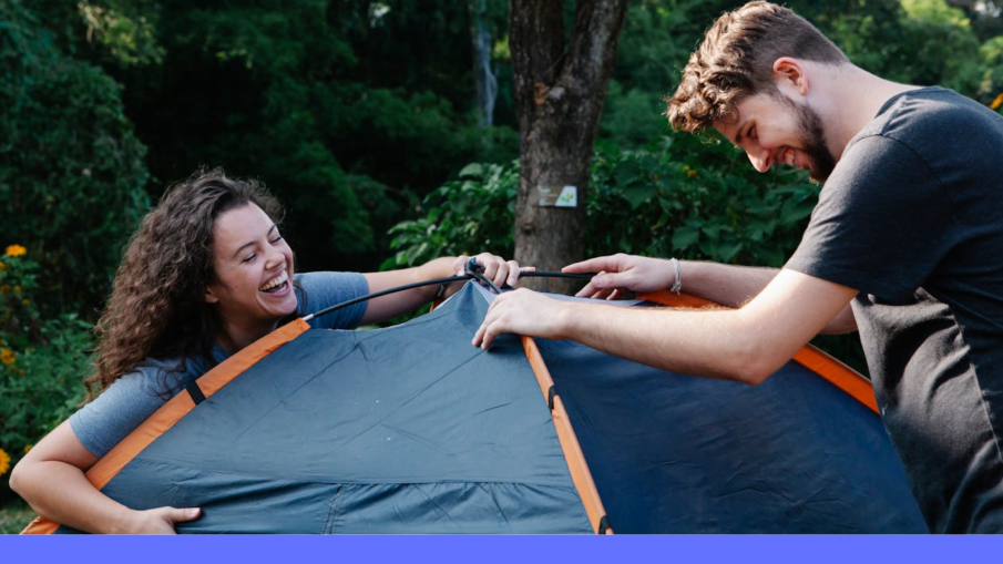 tent opzetten
