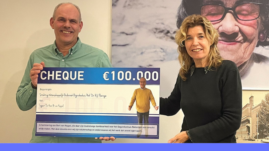 ton voor oogziekenhuis