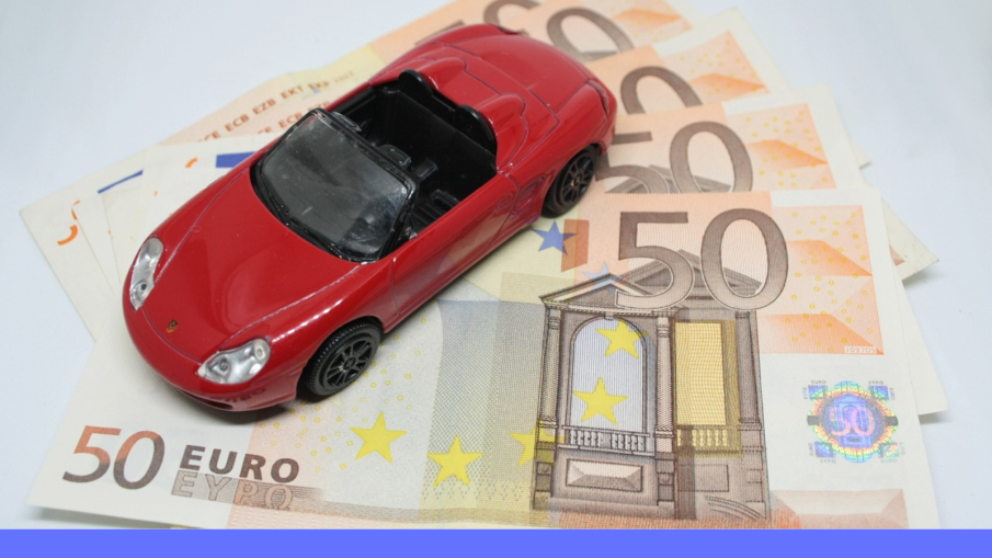 autootje met geld