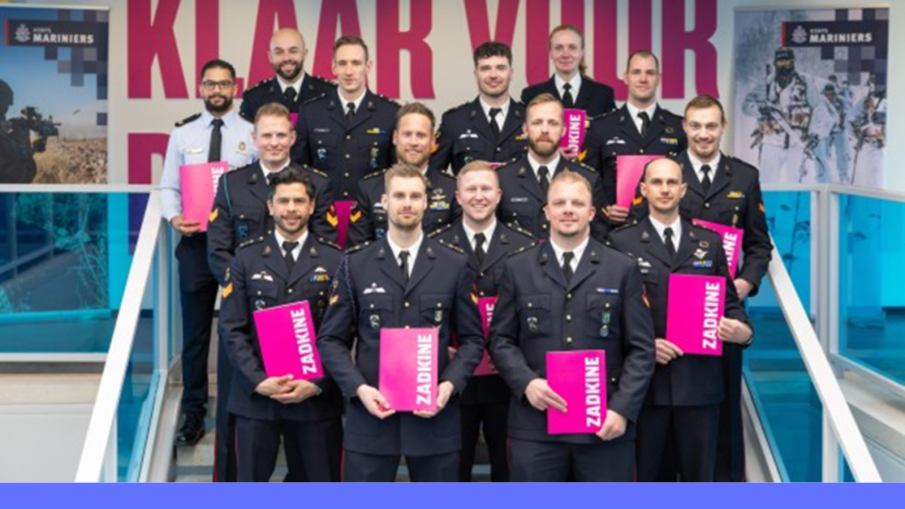 diplomauitreiking mariniers