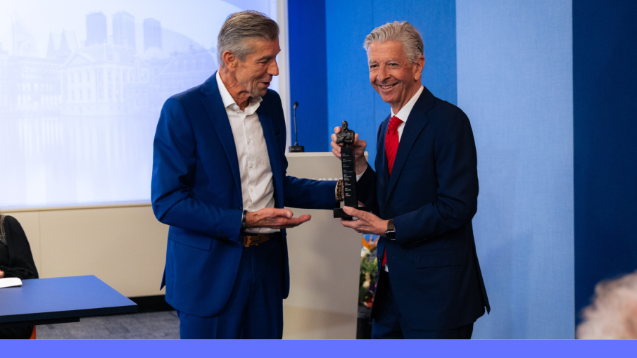 Plassterk met pimfortuinprijs