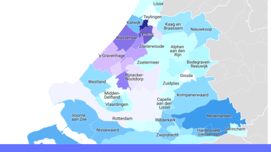 kaart ZH