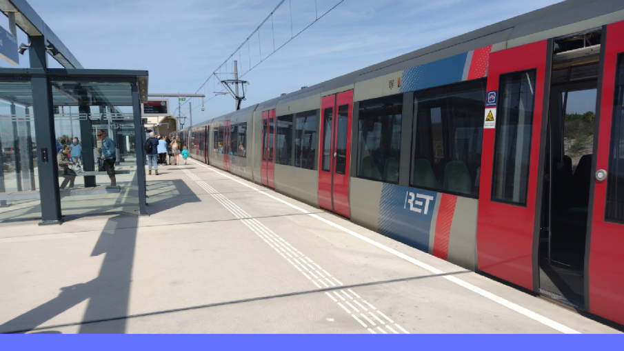 metrostation hoek van holland