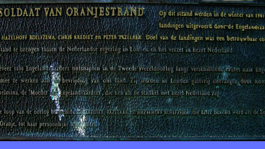 soldaat van oranjestrand