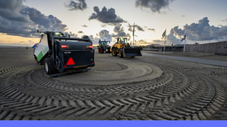 strand zeef machine.