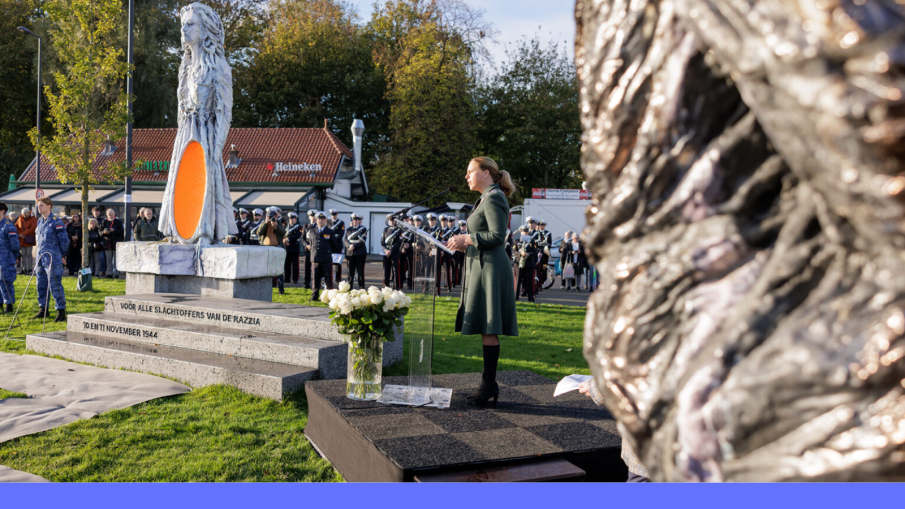kranslegging razziamonument rdam